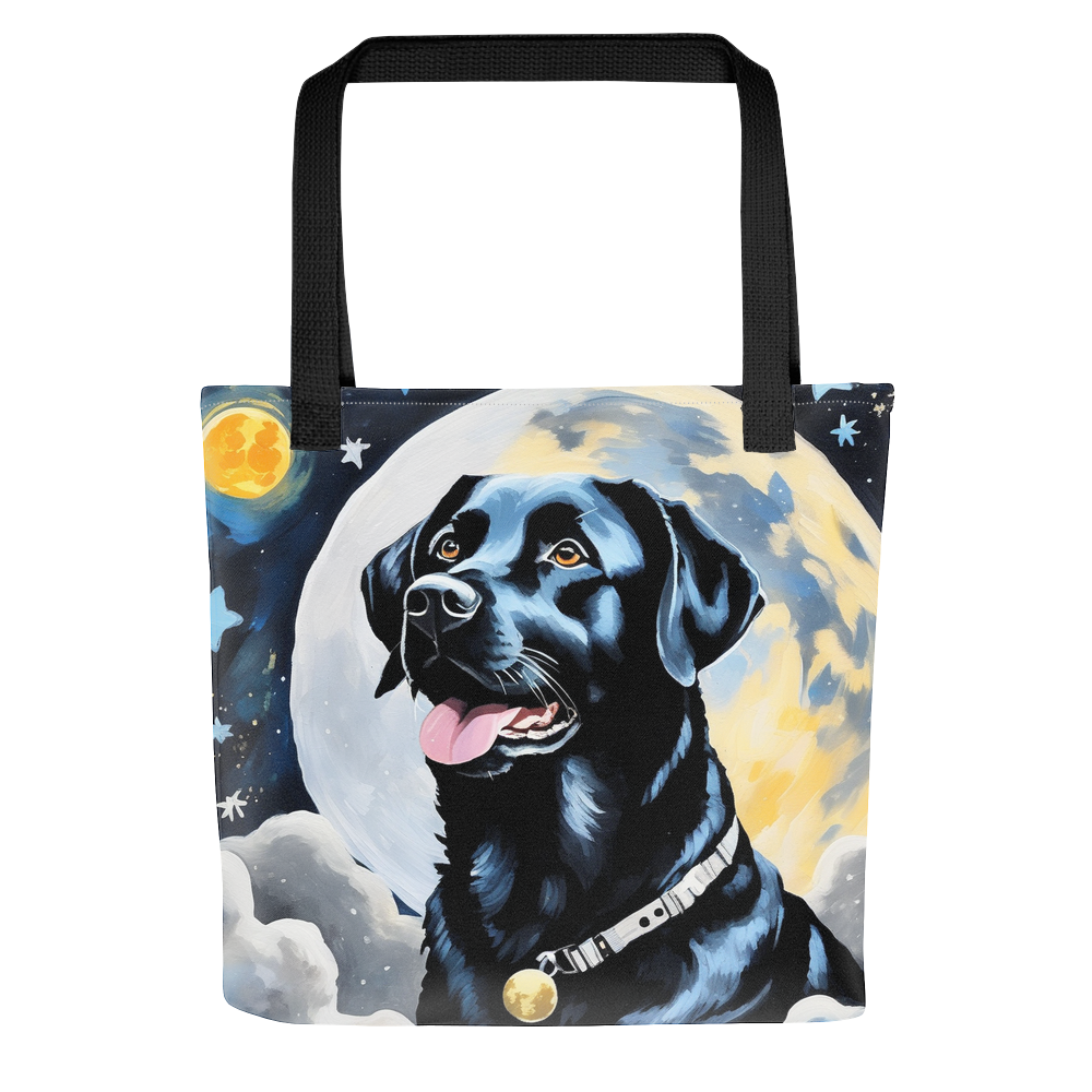 PugMug Custom Black Labrador Retriever Tote