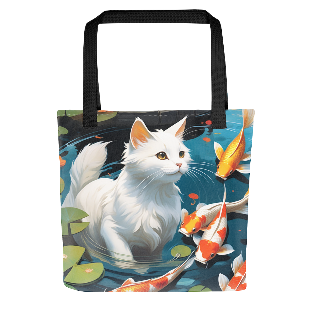 PugMug Custom White Companion Cat Tote