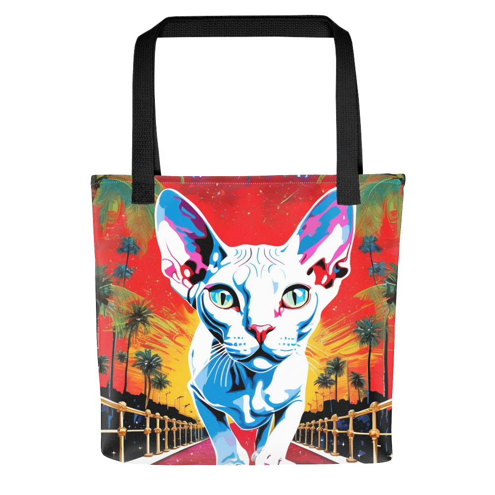 PugMug Custom White Sphynx Cat Tote