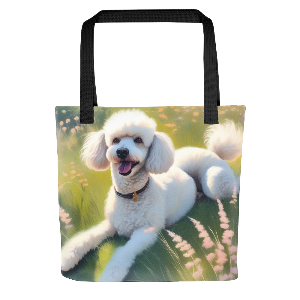 PugMug Custom White Poodle Tote