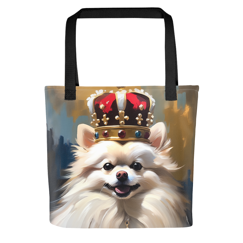 PugMug Custom White Pomeranian Tote