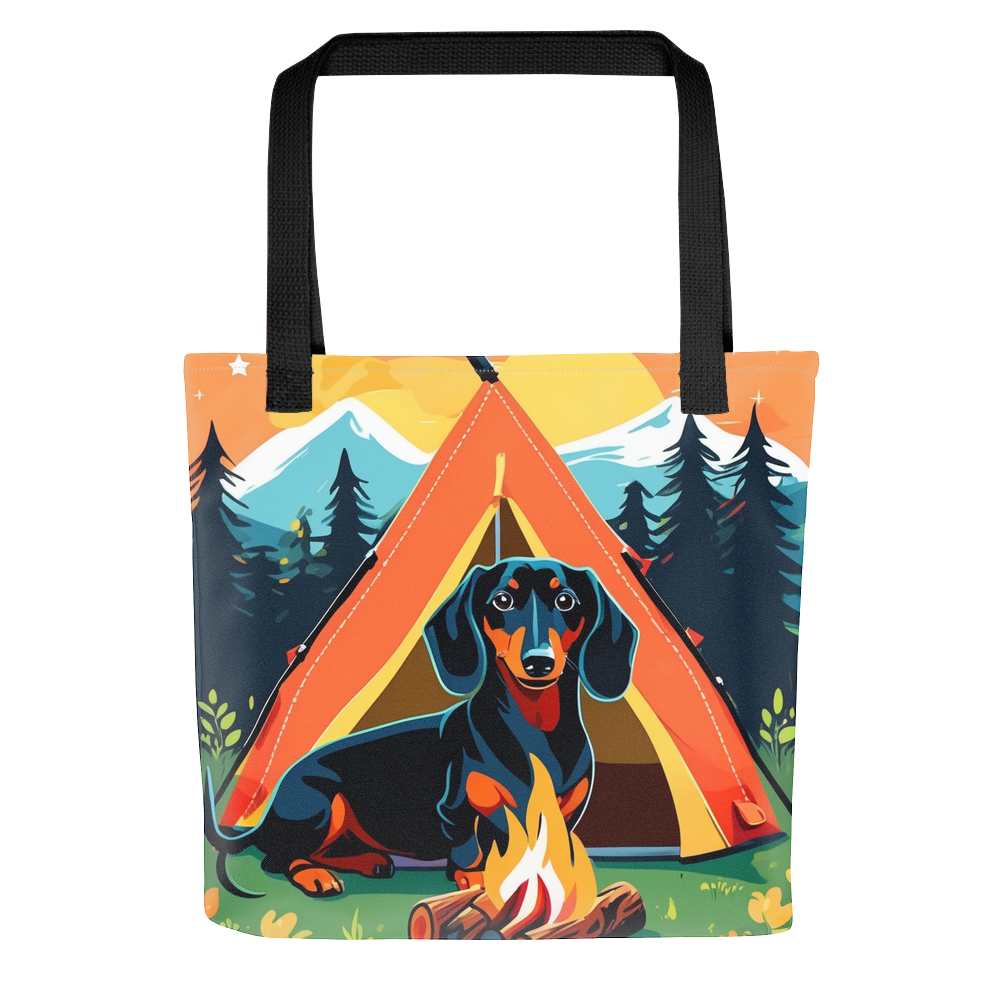 PugMug Custom Black Dachshund Tote