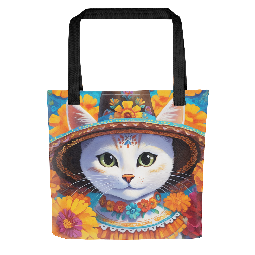 PugMug Custom White Companion Cat Tote