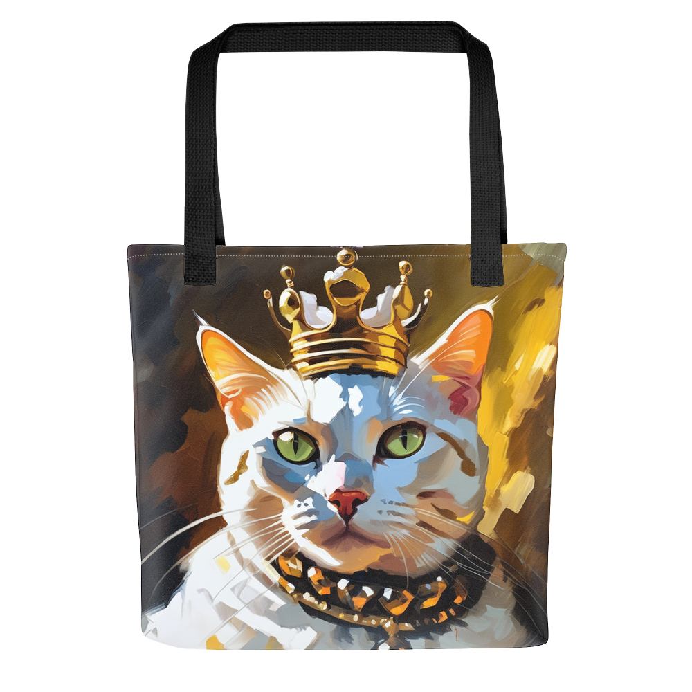 PugMug Custom White American Shorthair Cat Tote