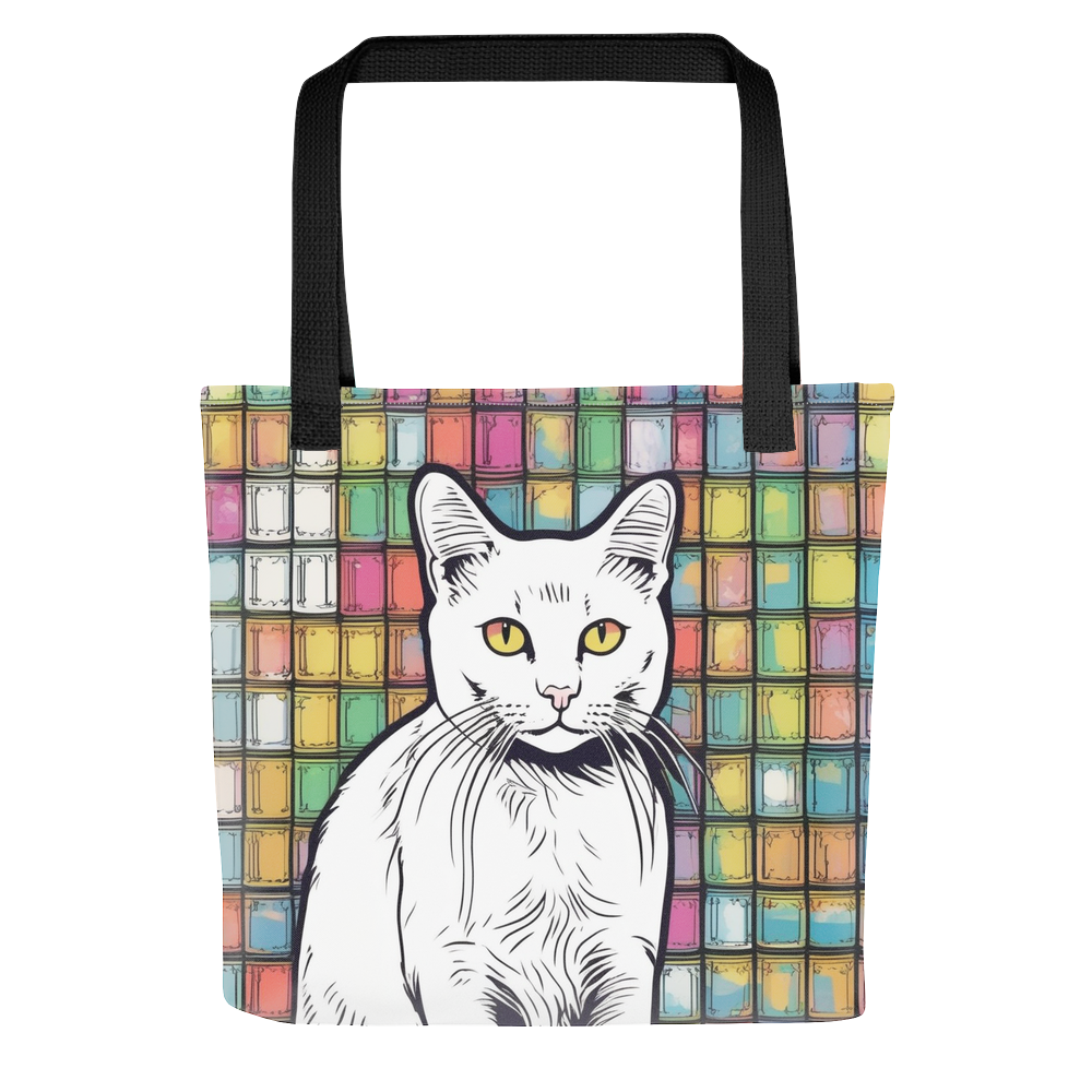 PugMug Custom White Companion Cat Tote