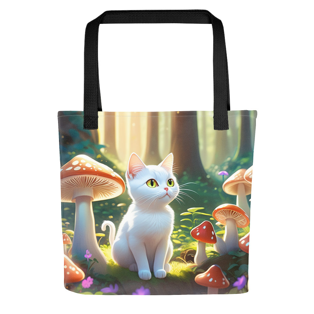 PugMug Custom White Companion Cat Tote