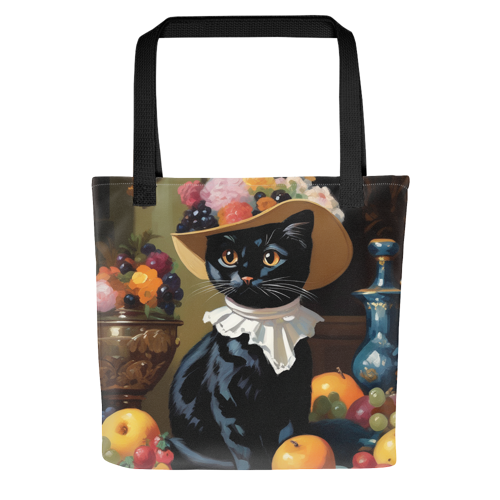 PugMug Custom Black Exotic Cat Tote