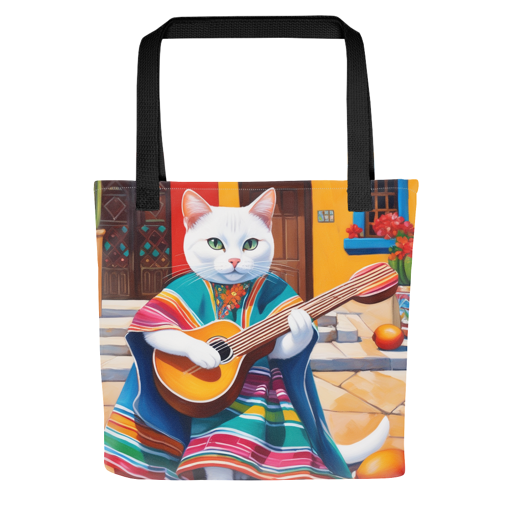 PugMug Custom White Companion Cat Tote