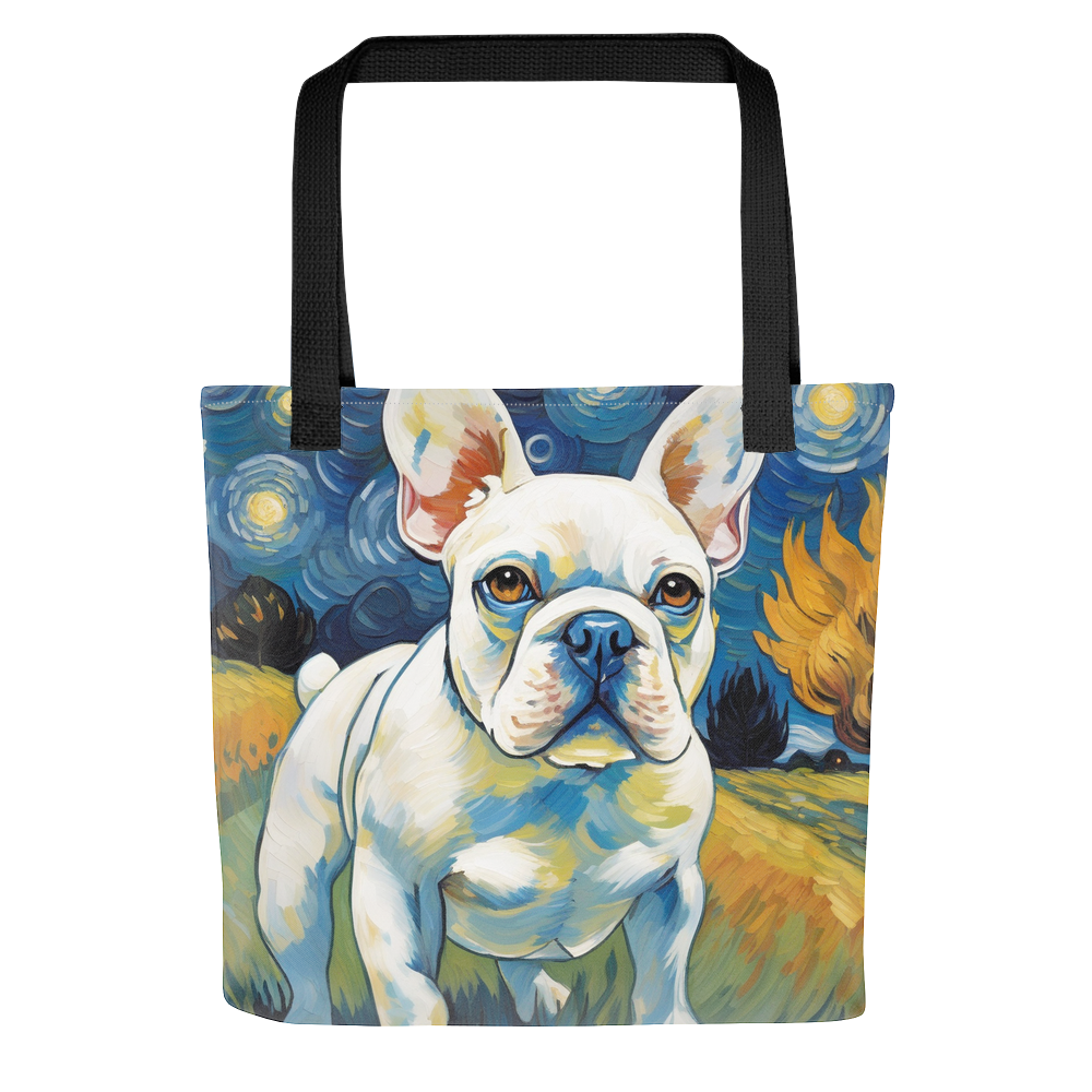 PugMug Custom White French Bulldog Tote