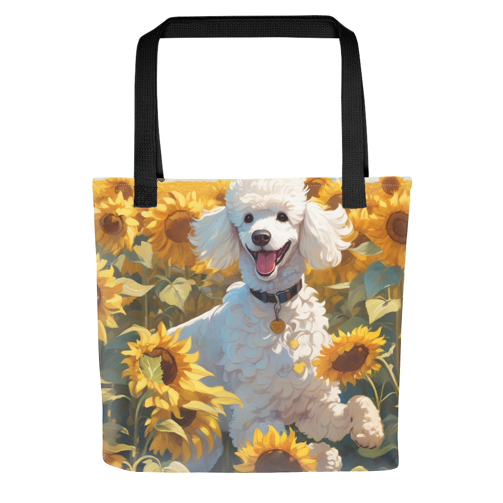 PugMug Custom White Poodle Tote