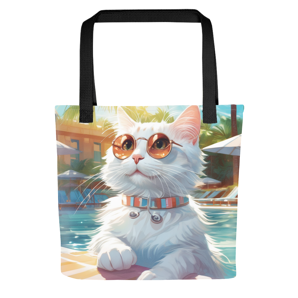 PugMug Custom White Companion Cat Tote