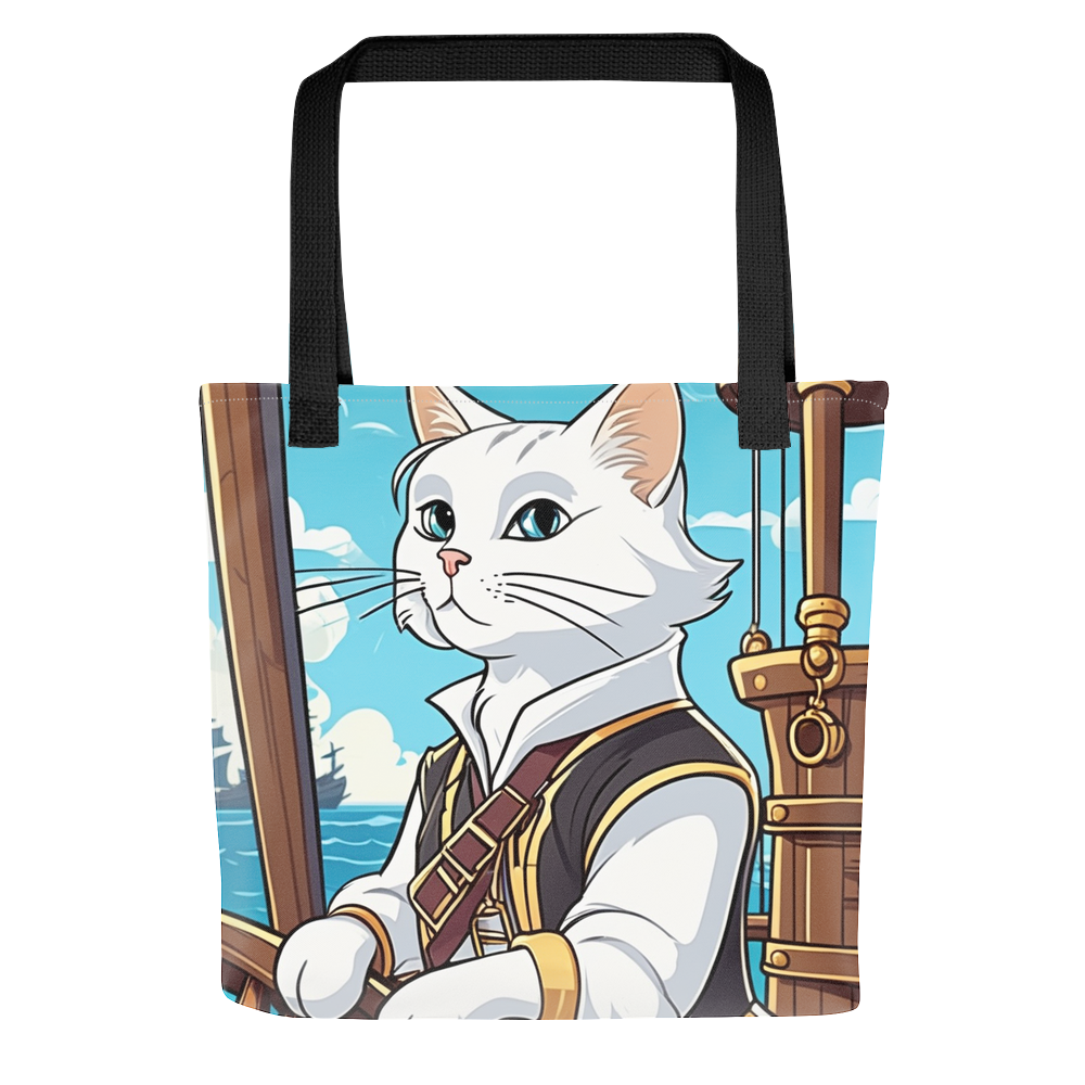 PugMug Custom White Companion Cat Tote