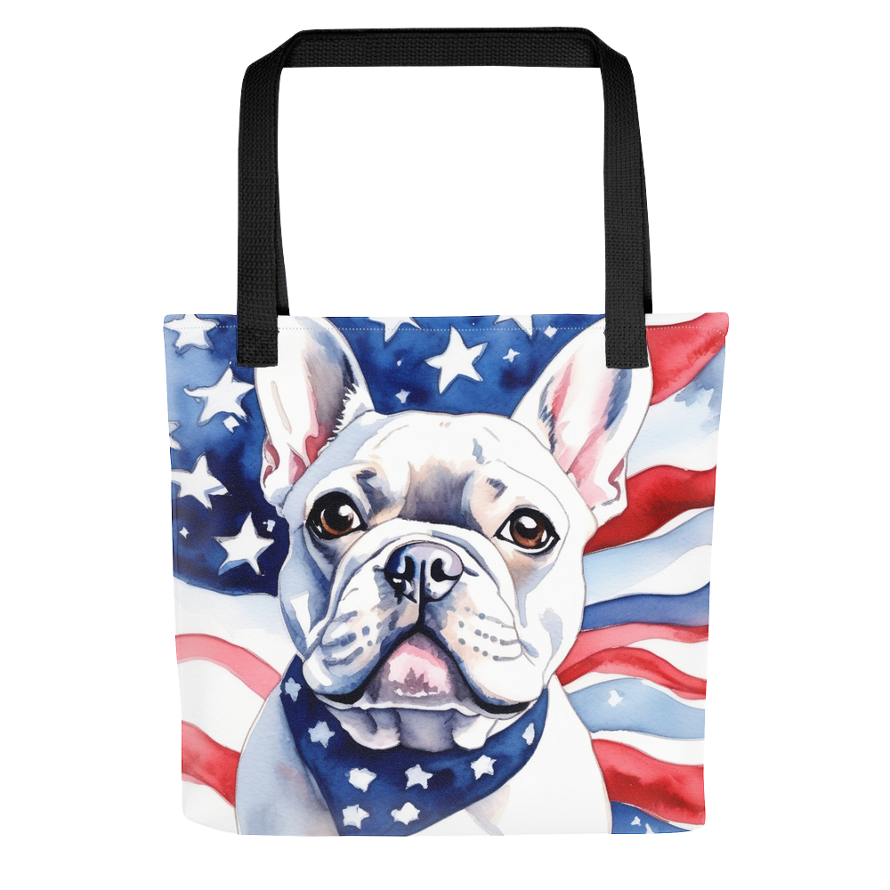 PugMug Custom White French Bulldog Tote