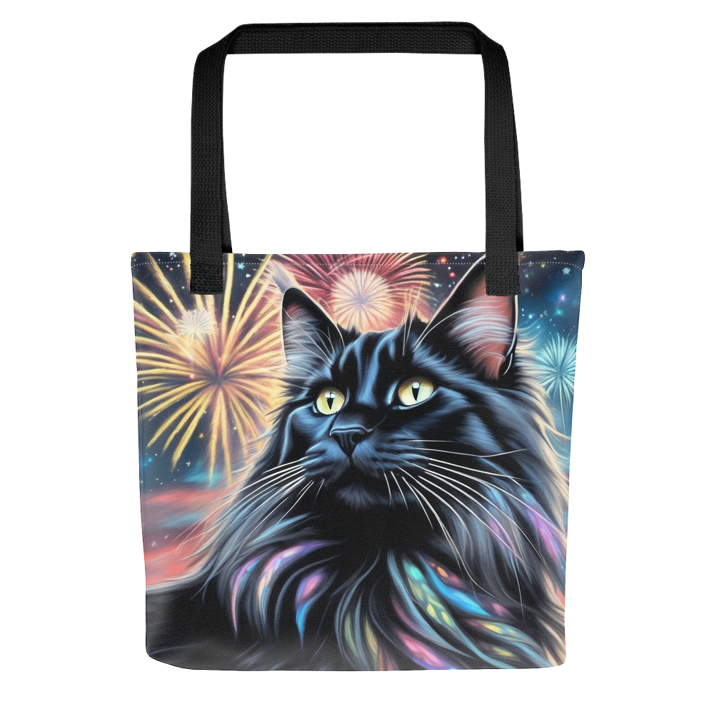 PugMug Custom Black Maine Coon Cat Tote