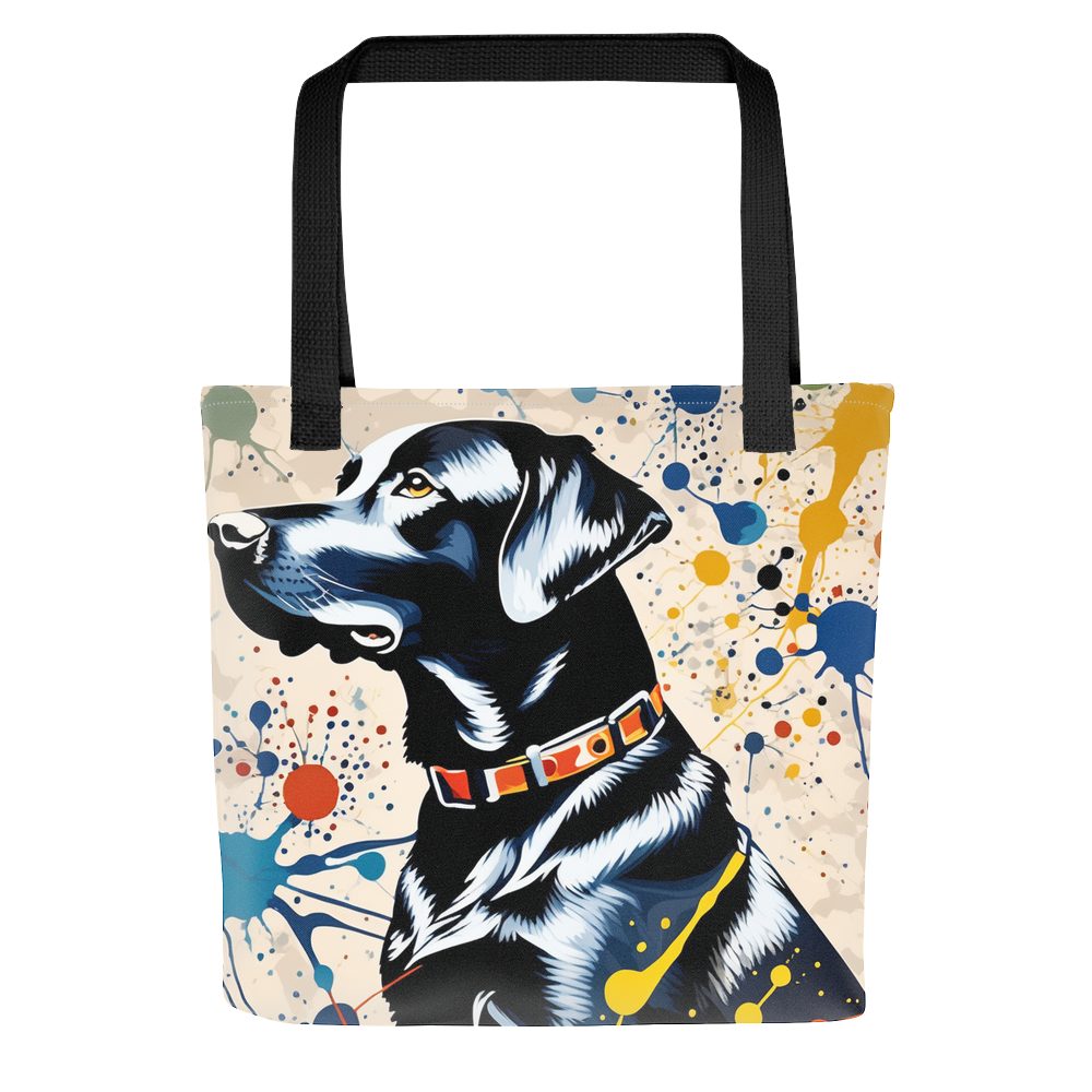 PugMug Custom Black Labrador Retriever Tote