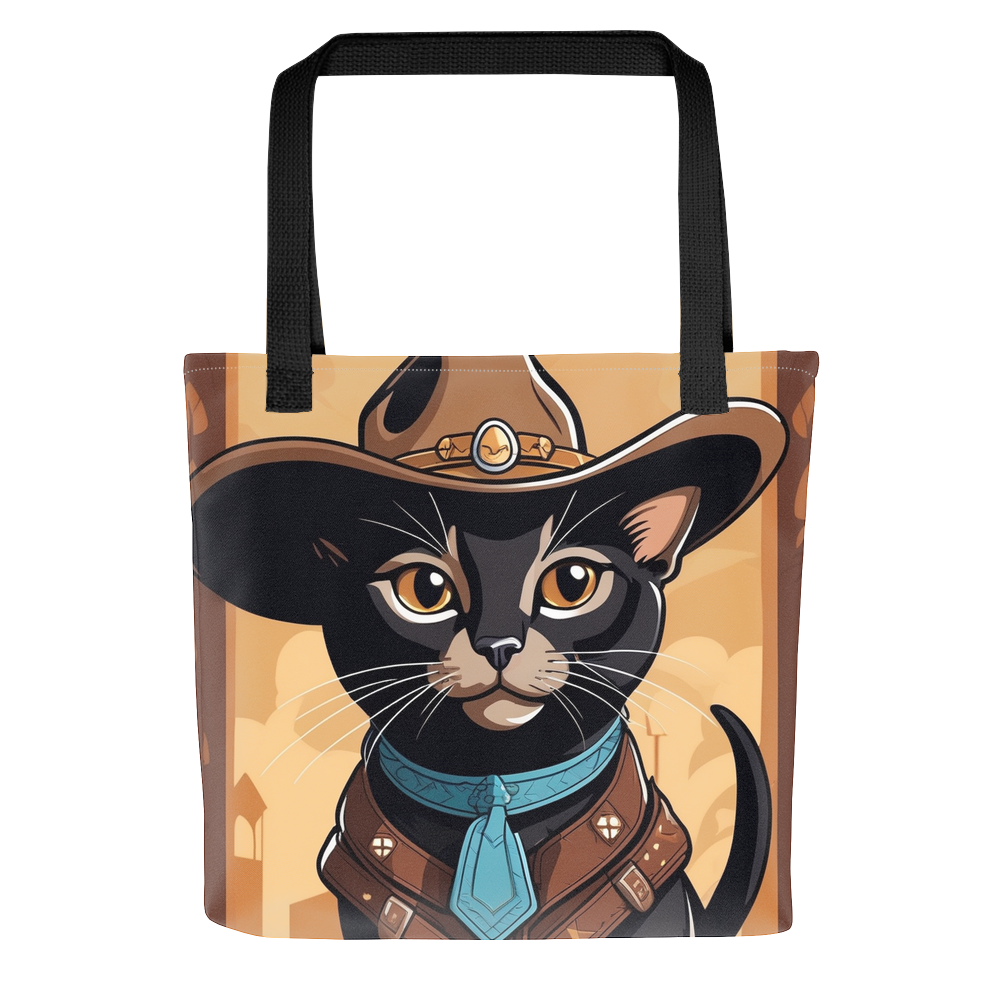 PugMug Custom Black Abyssinian Cat Tote