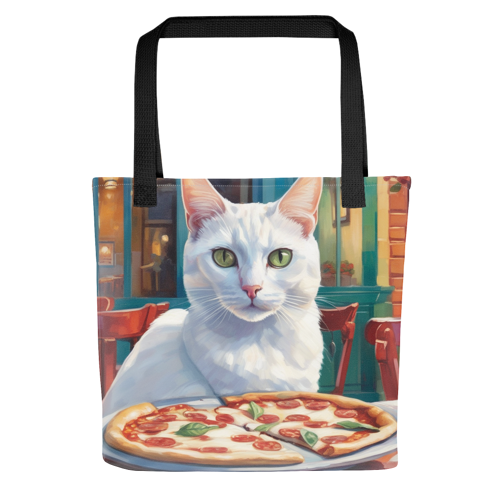 PugMug Custom White Companion Cat Tote