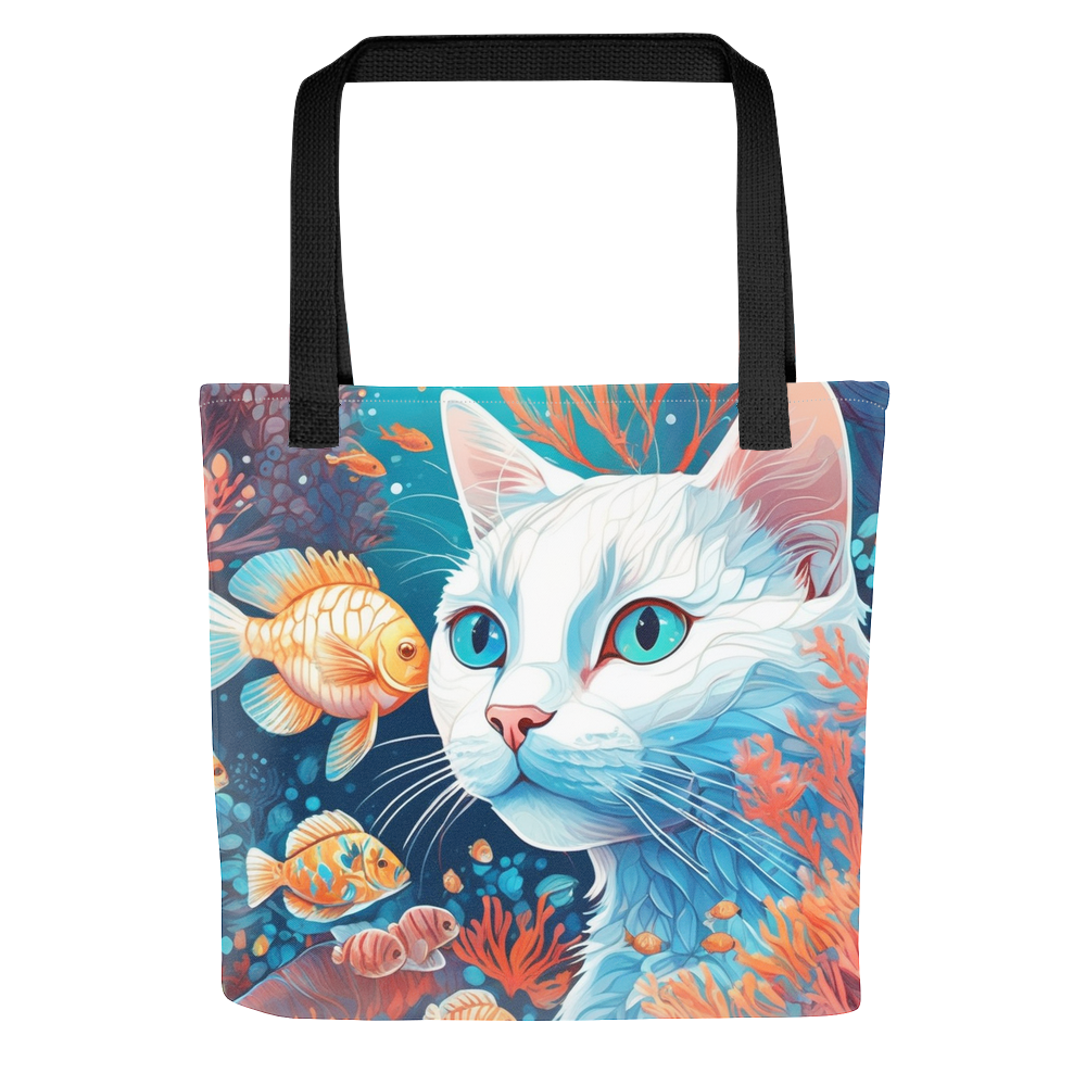 PugMug Custom White Companion Cat Tote