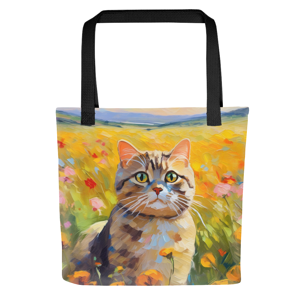 PugMug Custom Tabby Scottish Fold Cat Tote