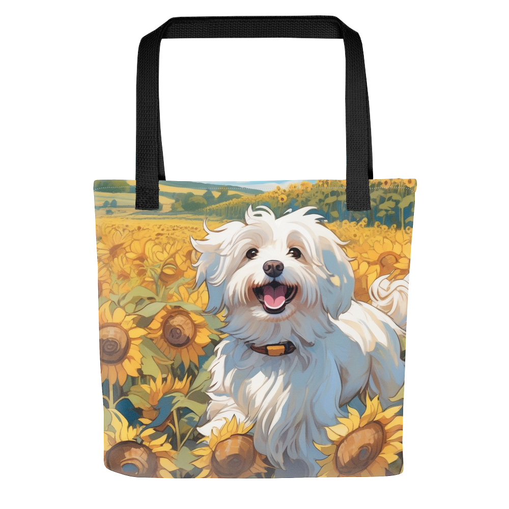 PugMug Custom White Havanese Dog Tote