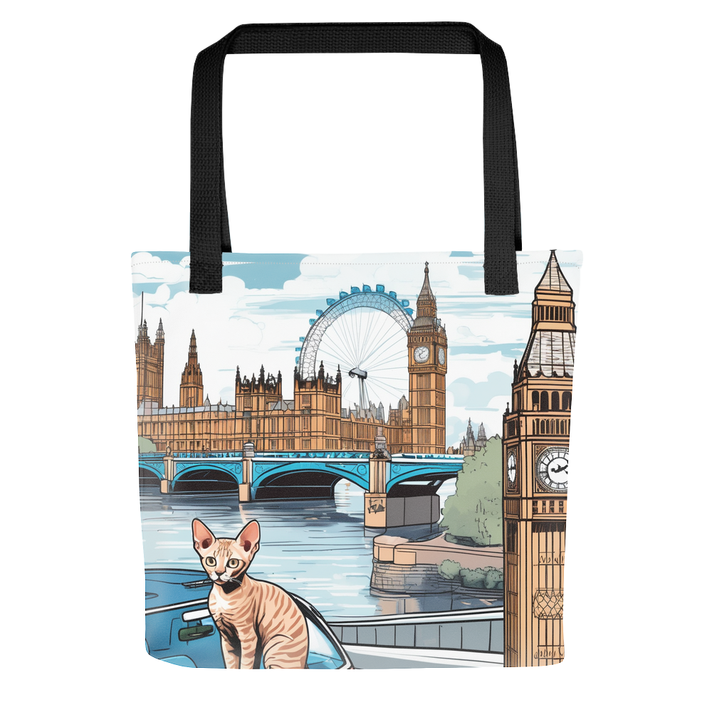 PugMug Custom Tabby Devon Rex Cat Tote