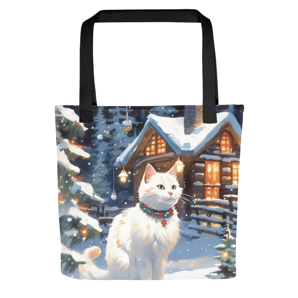 PugMug Custom White Companion Cat Tote