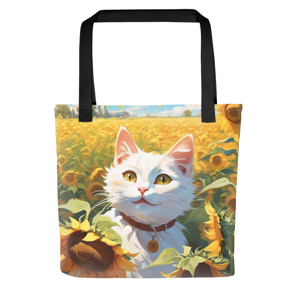 PugMug Custom White Companion Cat Tote