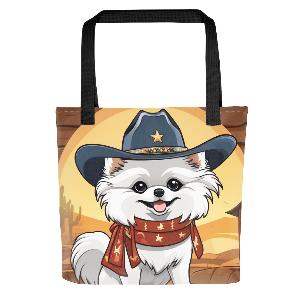 PugMug Custom White Pomeranian Tote