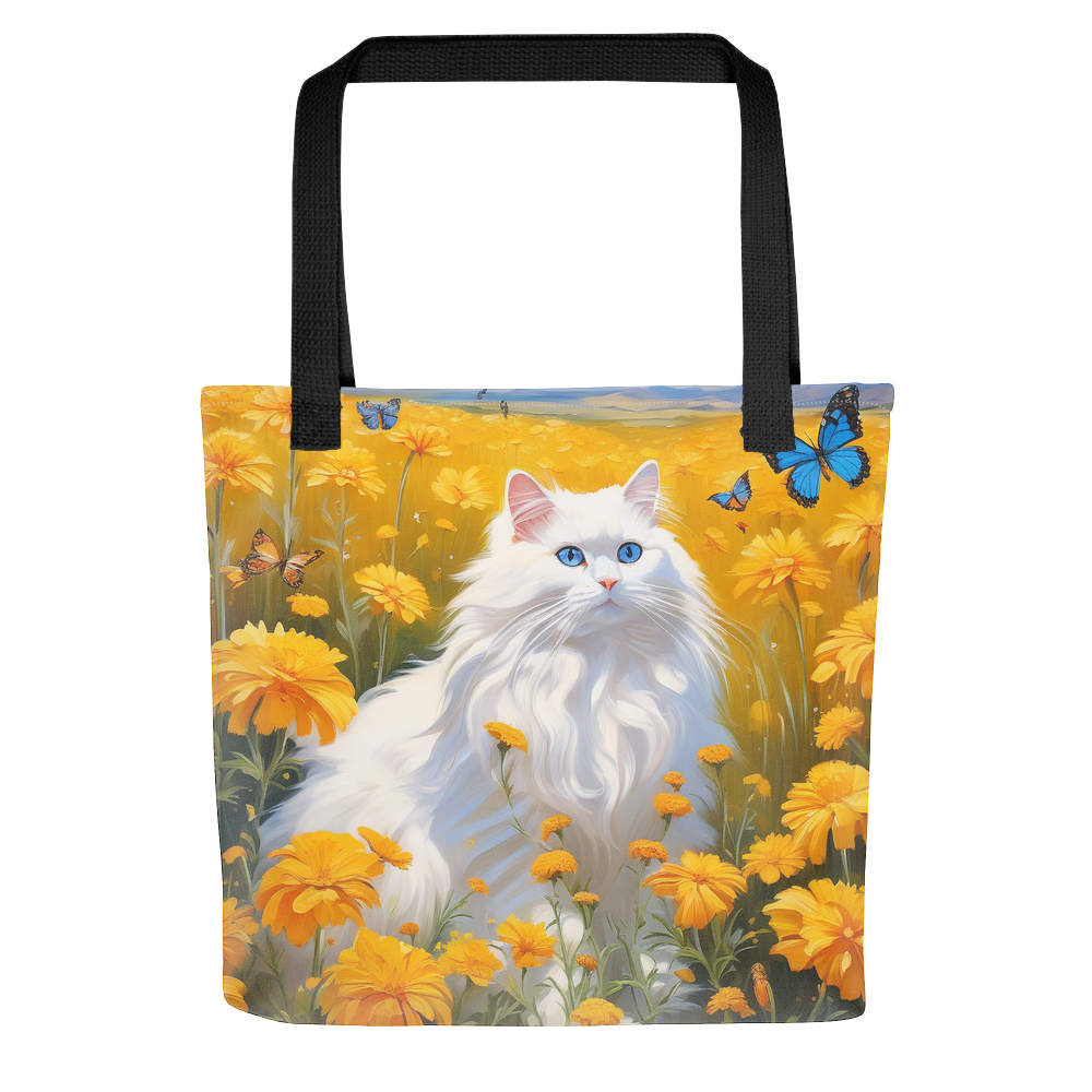 PugMug Custom White Ragdoll Cat Tote