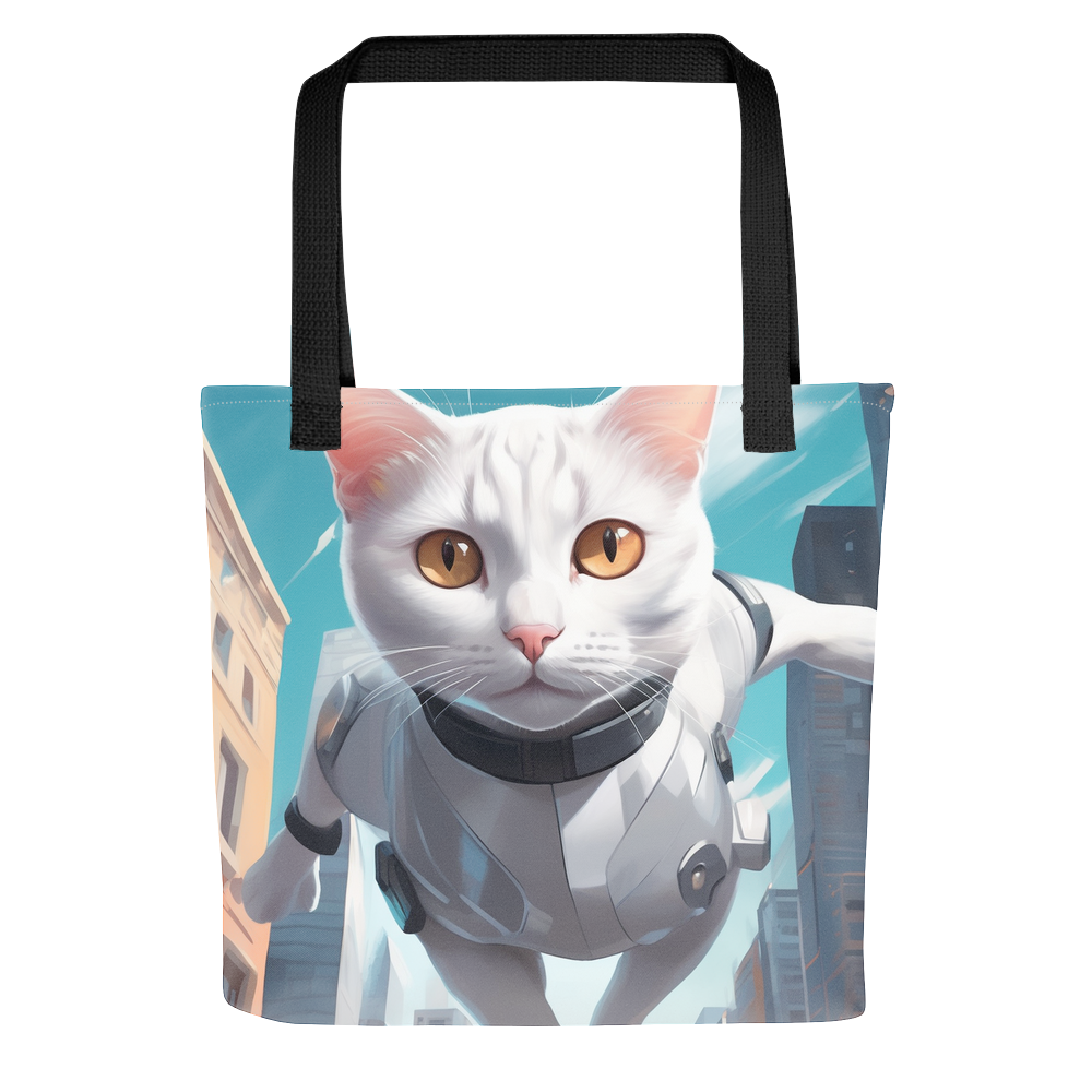 PugMug Custom White Companion Cat Tote
