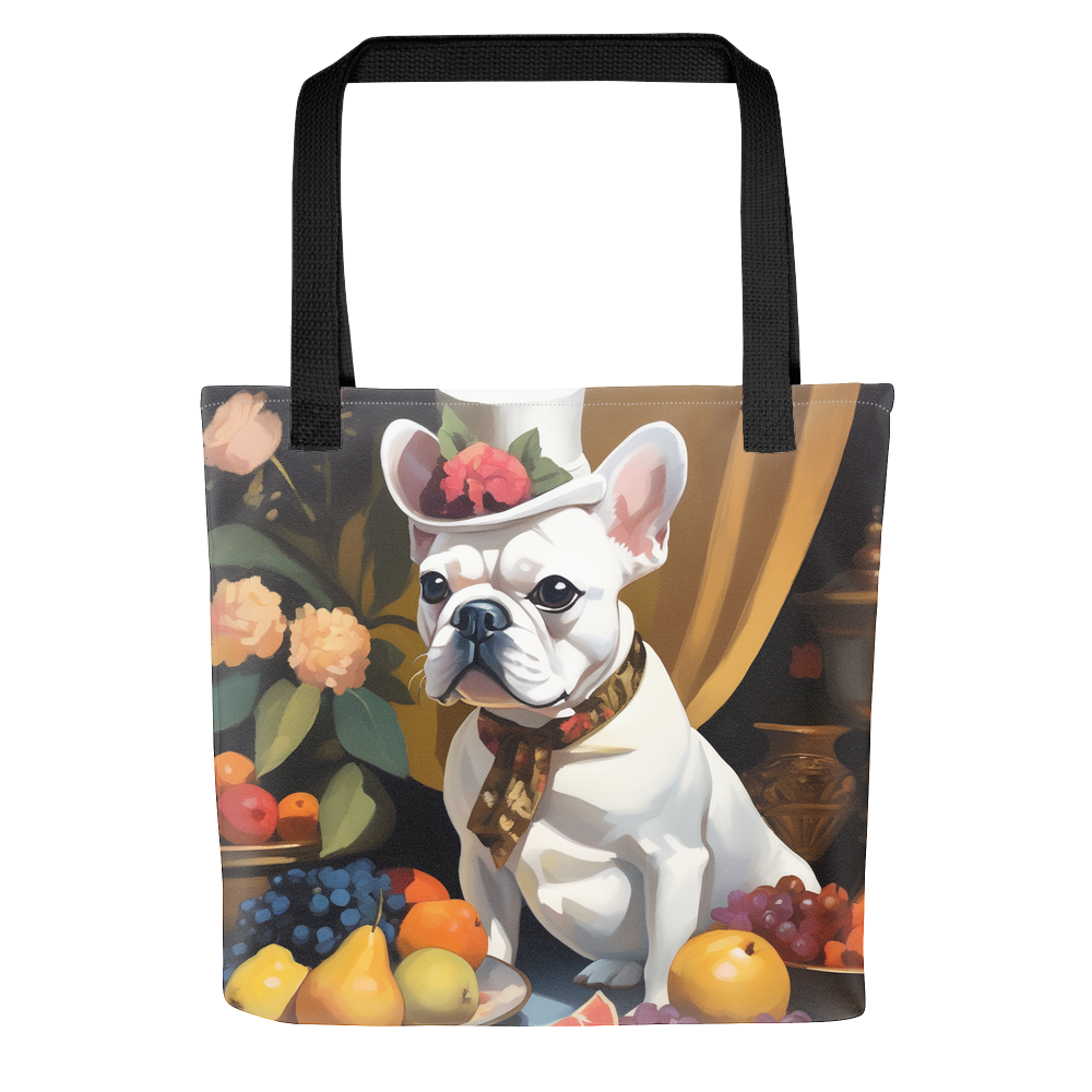 PugMug Custom White French Bulldog Tote