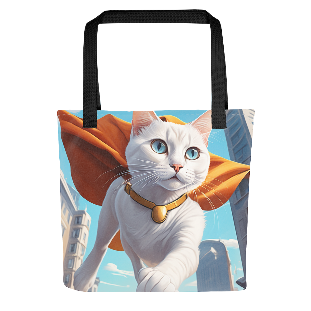 PugMug Custom White Companion Cat Tote
