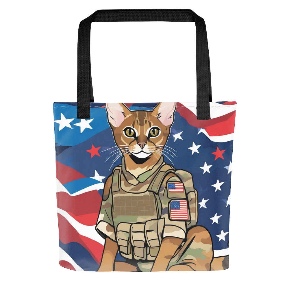 PugMug Custom Tabby Abyssinian Cat Tote
