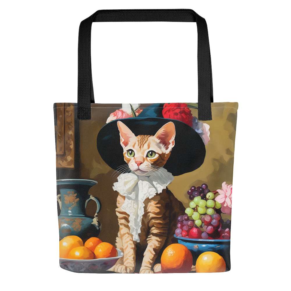 PugMug Custom Tabby Devon Rex Cat Tote