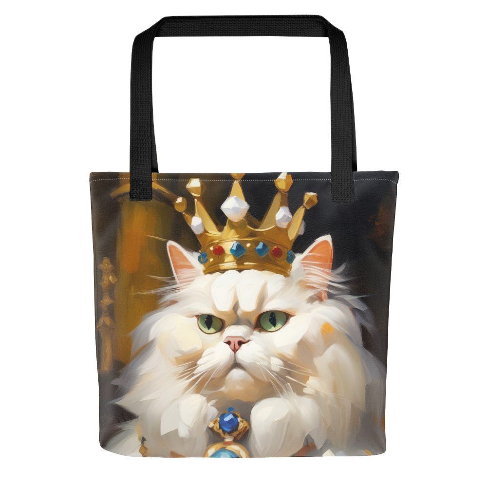 PugMug Custom White Persian Cat Tote