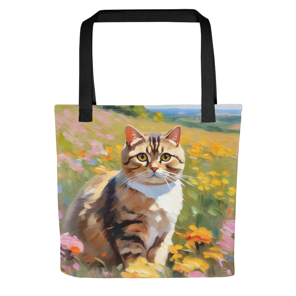 PugMug Custom Tabby Scottish Fold Cat Tote