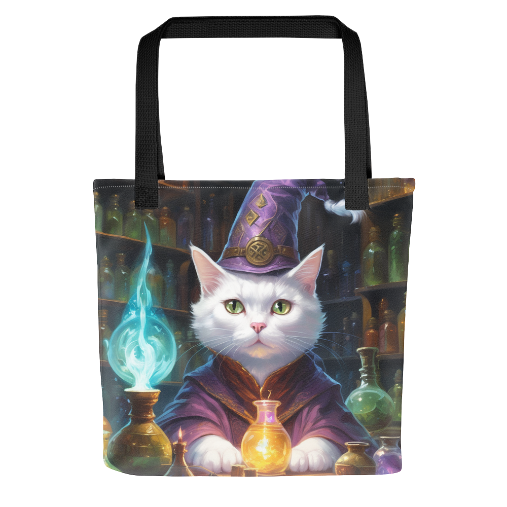 PugMug Custom White American Shorthair Cat Tote