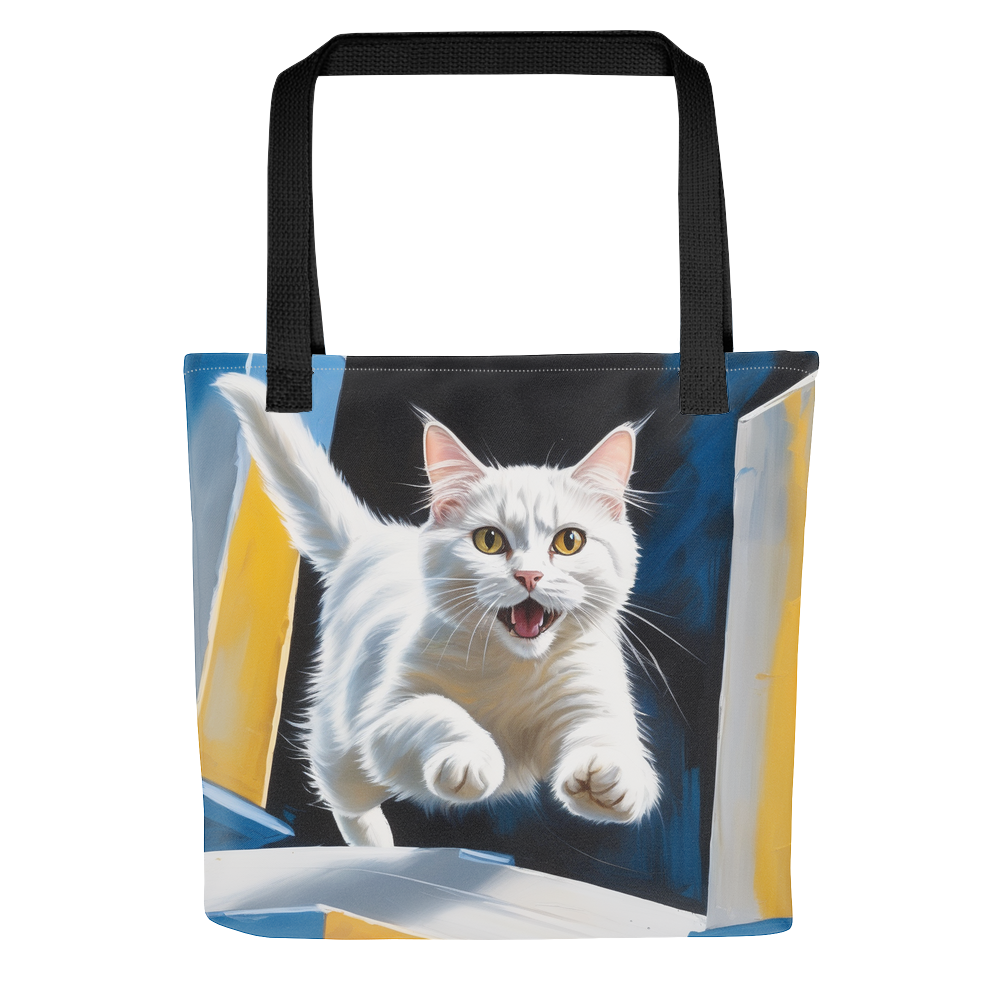 PugMug Custom White Companion Cat Tote