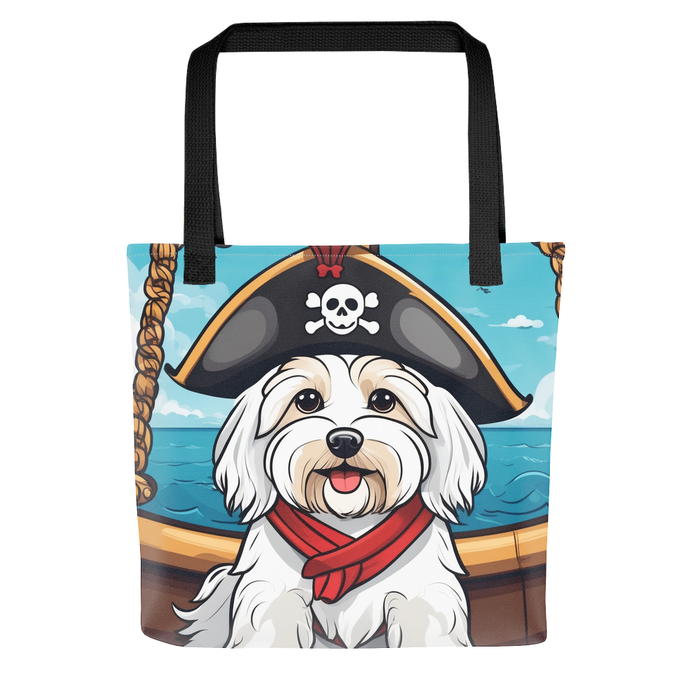 PugMug Custom White Havanese Dog Tote