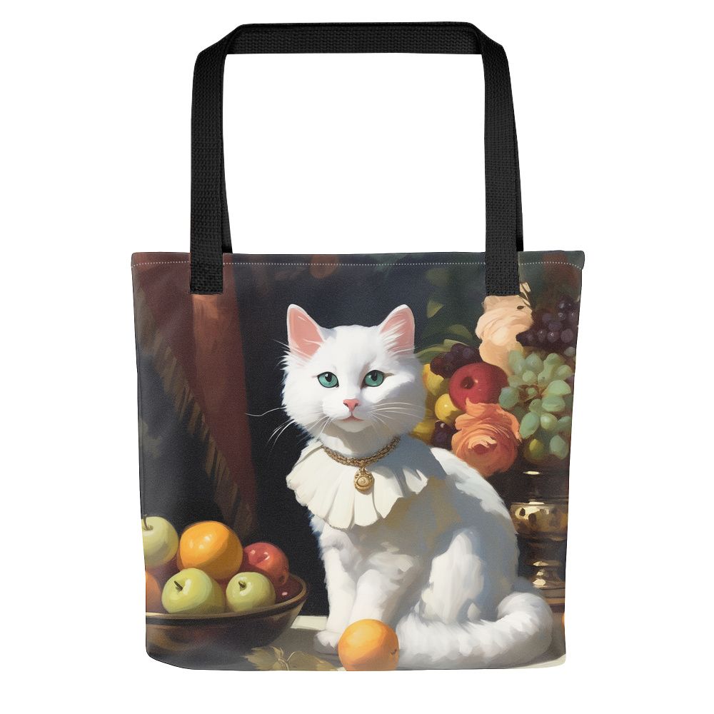 PugMug Custom White Companion Cat Tote