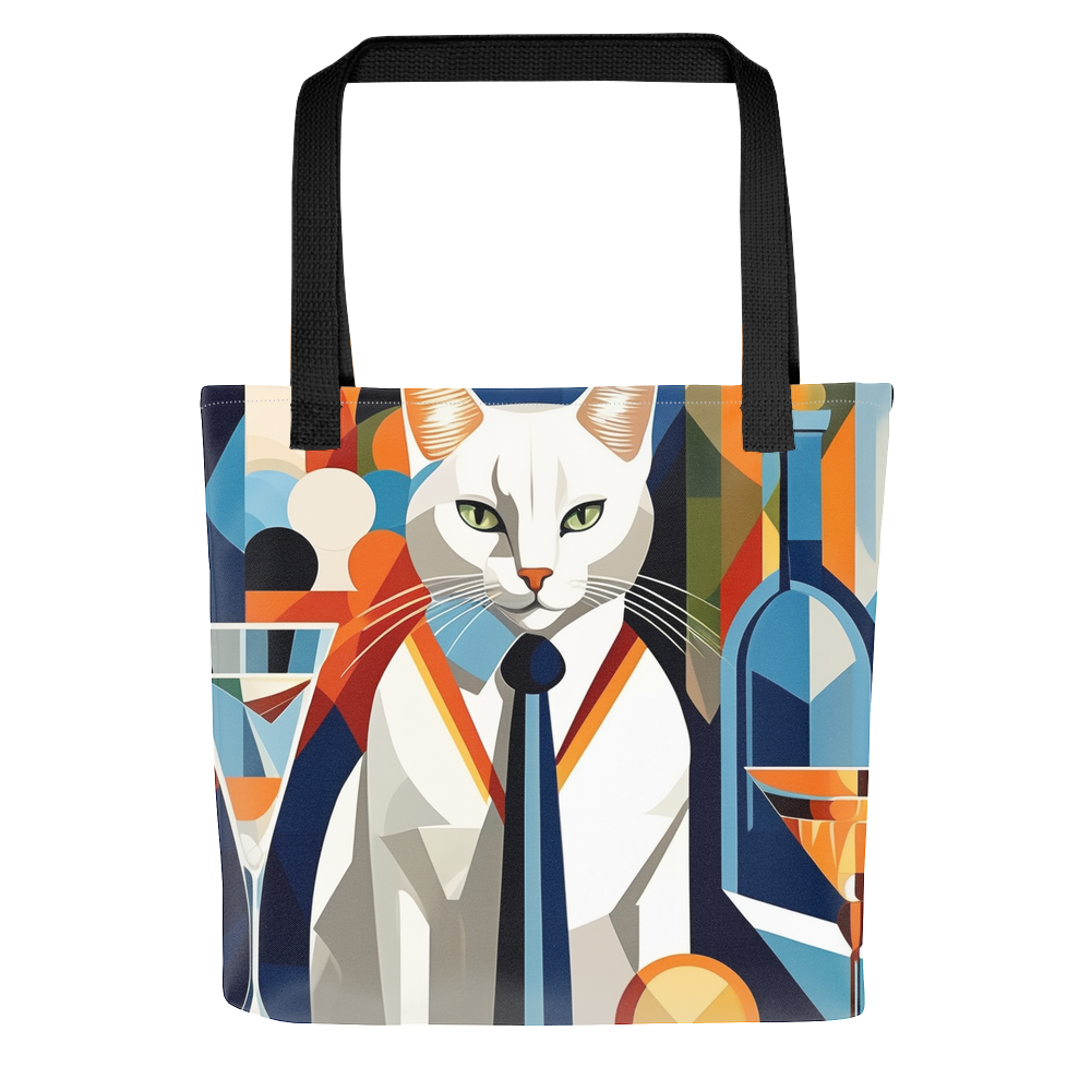 PugMug Custom White Companion Cat Tote