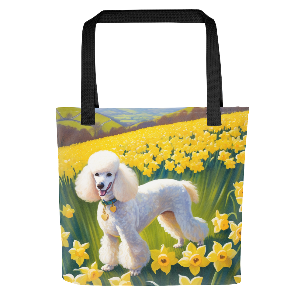 PugMug Custom White Poodle Tote