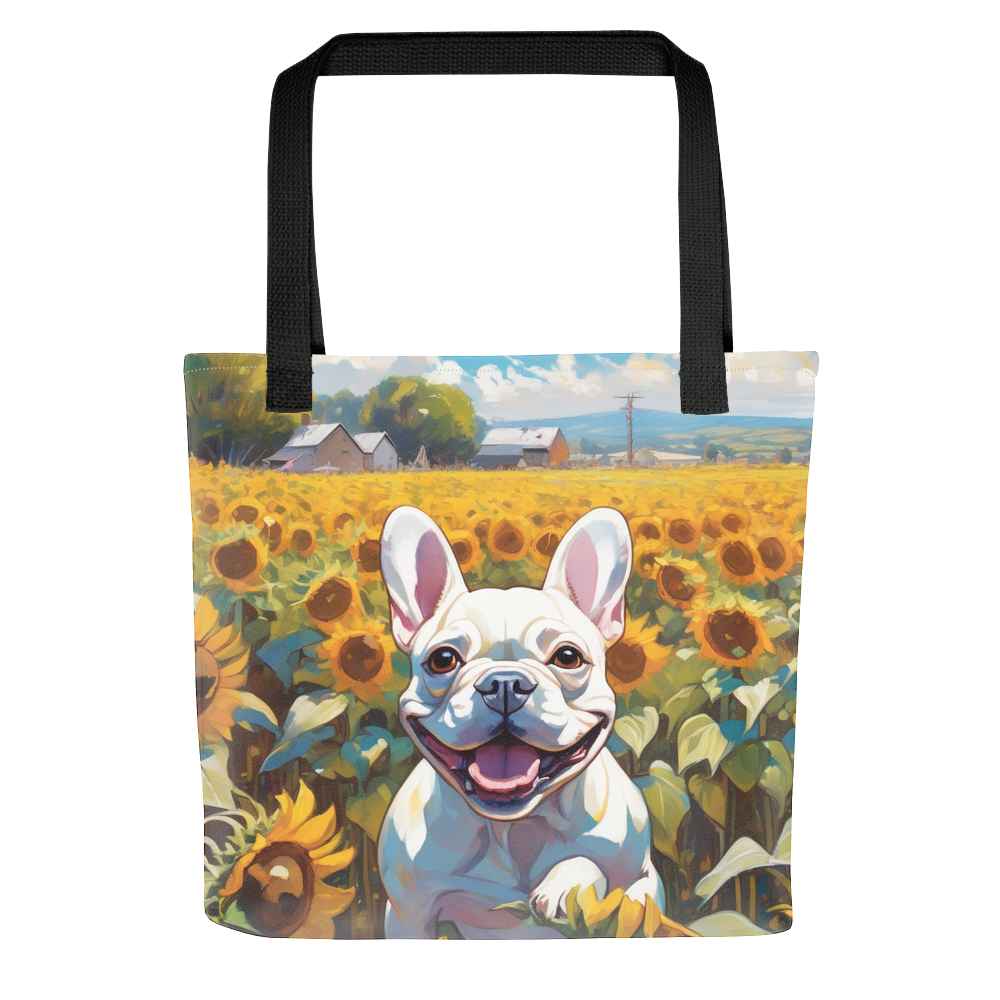 PugMug Custom White French Bulldog Tote