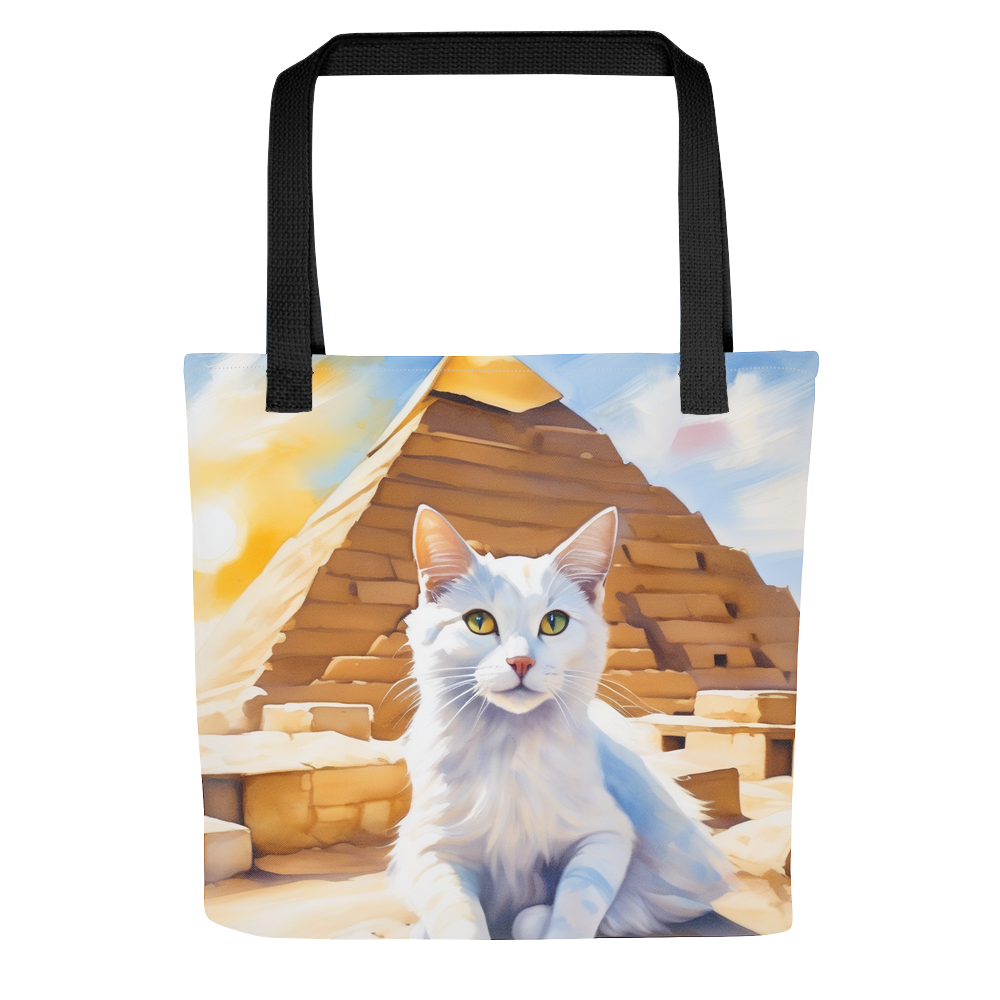 PugMug Custom White Companion Cat Tote