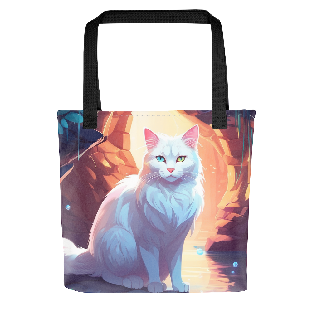 PugMug Custom White Companion Cat Tote