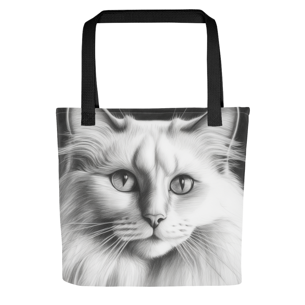 PugMug Custom White Ragdoll Cat Tote