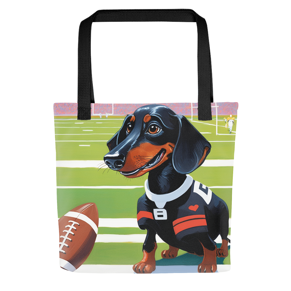 PugMug Custom Black Dachshund Tote
