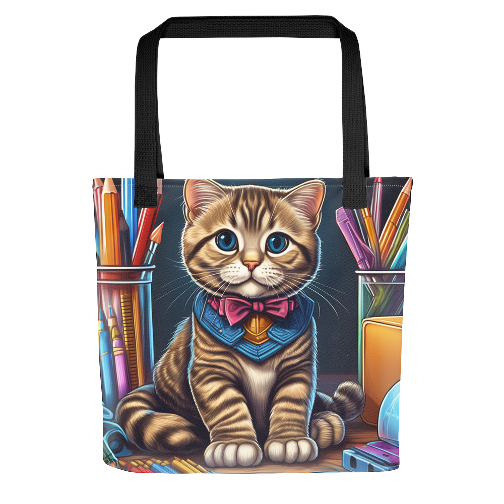 PugMug Custom Tabby Scottish Fold Cat Tote