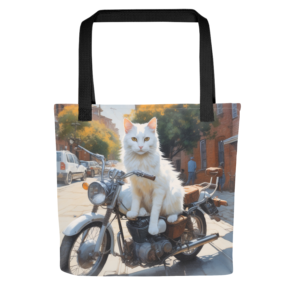 PugMug Custom White Companion Cat Tote