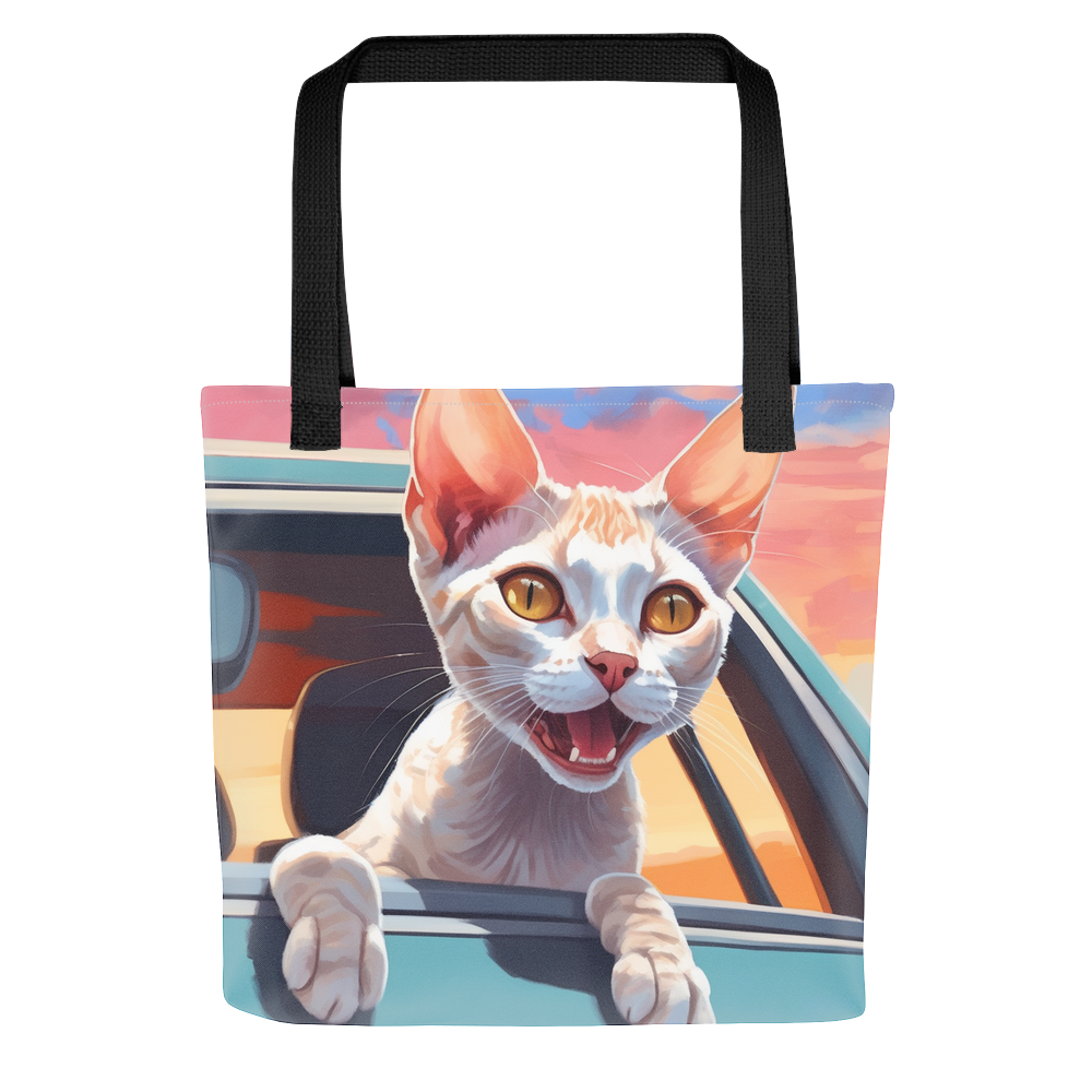 PugMug Custom Tabby Devon Rex Cat Tote
